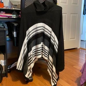 Womens sweater poncho